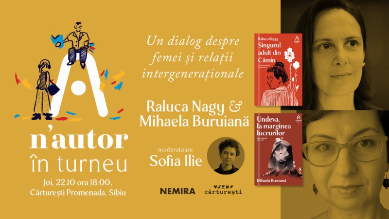 N'autor în turneu cu Raluca Nagy & Mihaela Buruiană