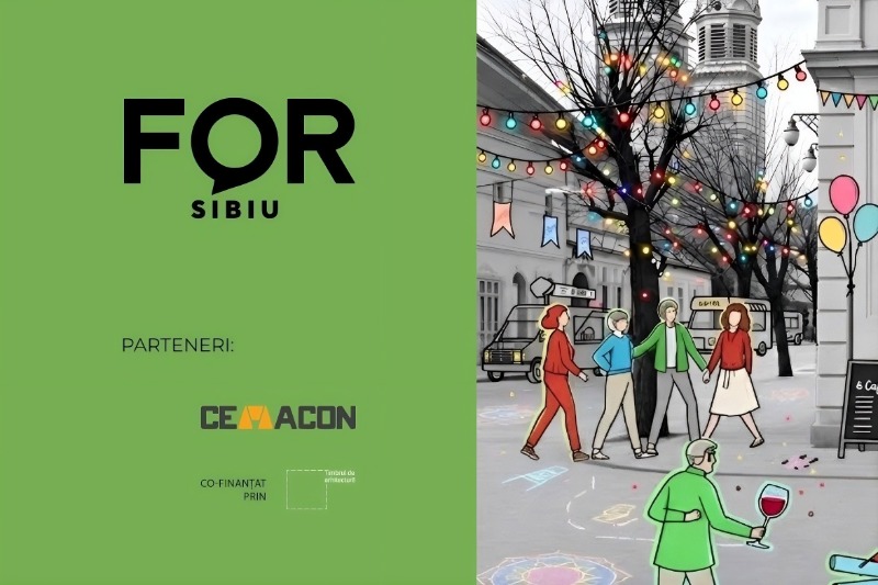 Agora FOR Sibiu – „STRĂZI PIETONALE. Cum redăm orașul oamenilor?”